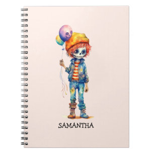 Adorable Kid Zombie - Cute Halloween (2) Notebook