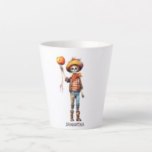 Adorable Kid Zombie - Cute Halloween (3) Latte Mug