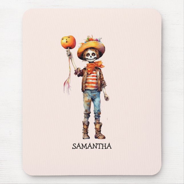 Adorable Kid Zombie - Cute Halloween (3) Mouse Pad (Front)