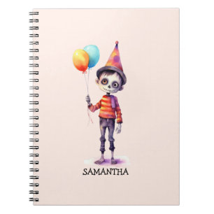 Adorable Kid Zombie - Cute Halloween (4) Notebook