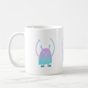 Adorable Kids Monster Character Coffee Mug