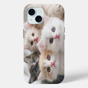 Adorable Kittens iPhone Case - Cute Cat Lover Gift