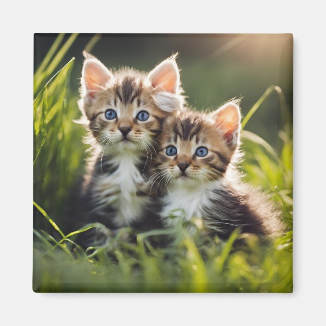Adorable Kittens Magnet (Front)
