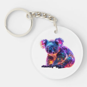 Adorable Koala Bear Wildlife Art Design Keychain