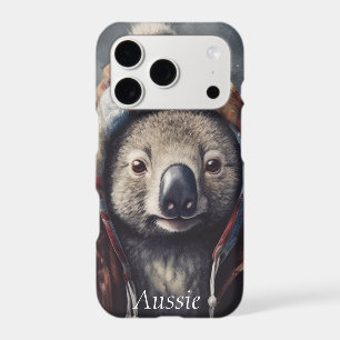 Adorable koala wearing cute hat cusomizable