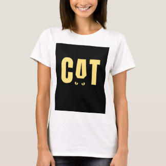"Adorable Lady Cat T-shirt: Charming Feline Design T-Shirt