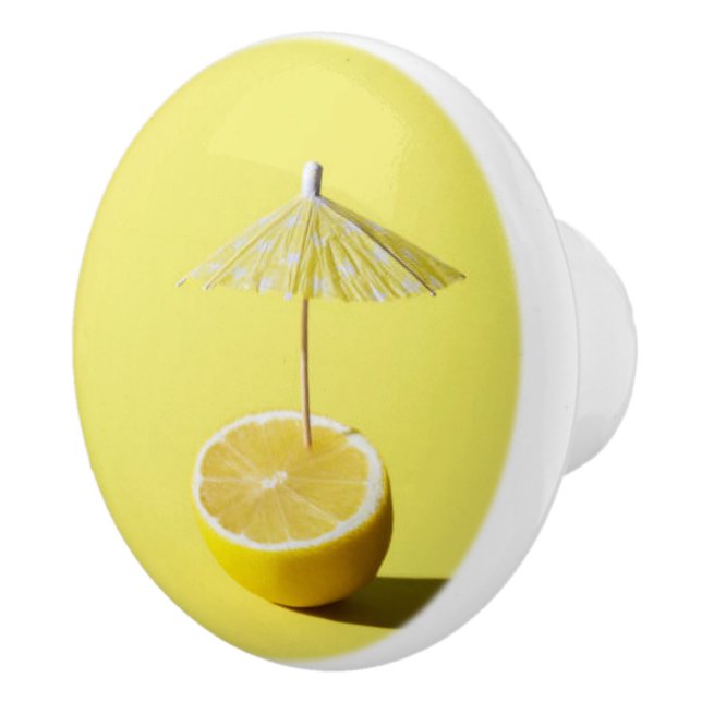 Adorable Lemon Kitchen Cabinet Door Knob (Right)