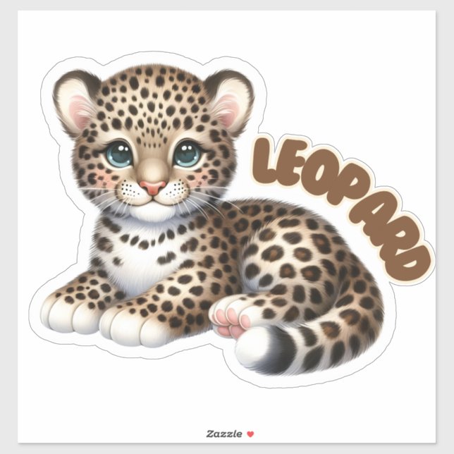Adorable Leopard -Nursery  (Sheet)