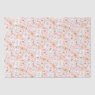 Adorable Letters to Santa Mail Christmas Pattern Tissue Paper