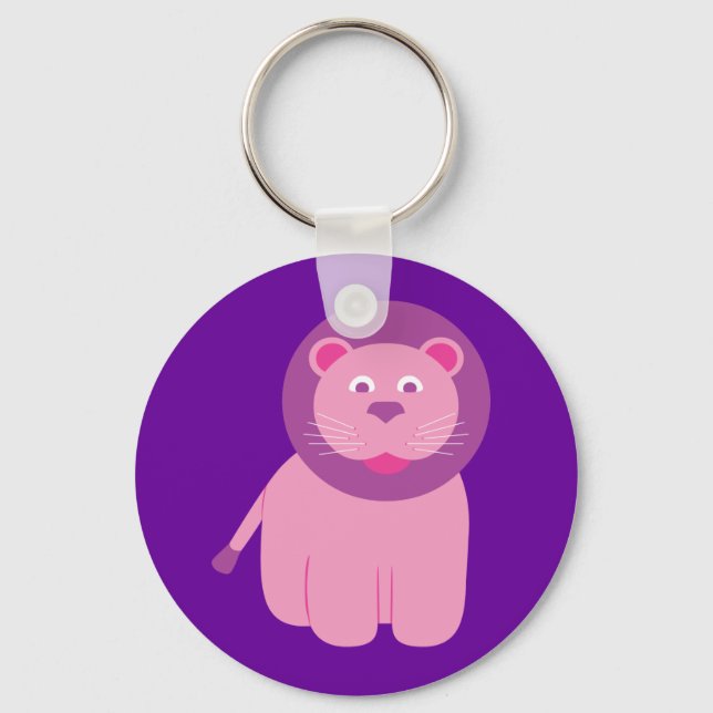 Adorable Lion Keychain (Front)