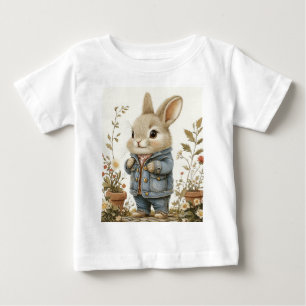 Adorable Little Elmer the Rabbit  Baby T-Shirt