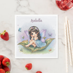 Adorable little fairy napkin