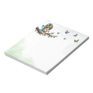 Adorable little fairy notepad