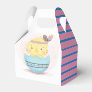Adorable Little Hatch Chicken Baby Shower Favor Box