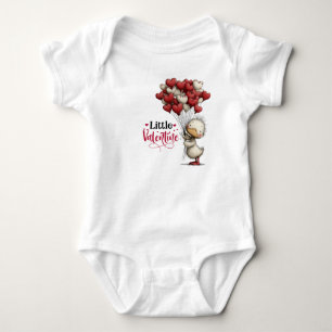 Adorable Little Valentine Baby Bodysuit - Cute