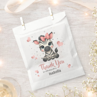 Adorable little zebra favour bag