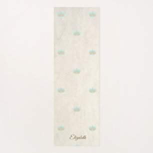 Adorable Lotus Flowers -Personalized Yoga Mat