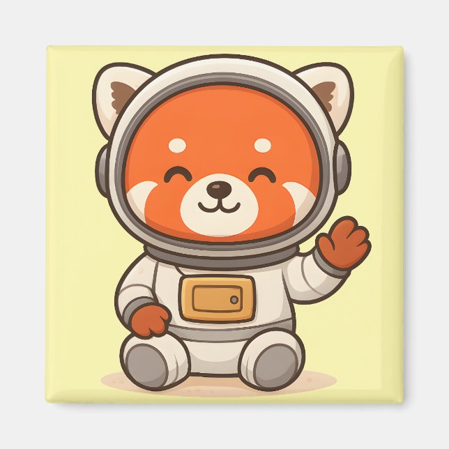 Adorable Magnets de panda rouge | Cuisine amusante (Devant)