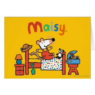 Adorable Maisy in Red Overalls