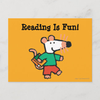 Adorable Maisy Loves to Read Postcard