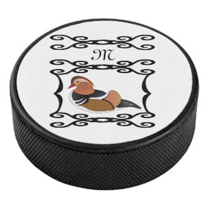 Adorable Mandarin Canard Monogramme de dessin