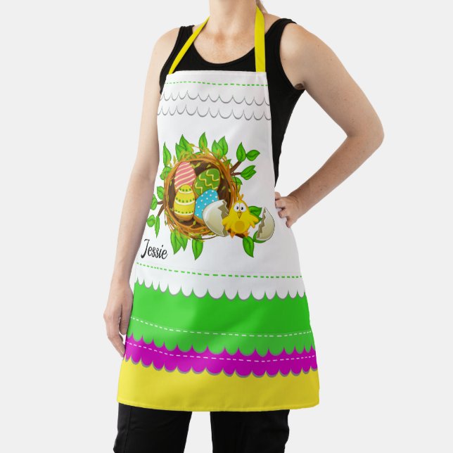 Adorable "Matching" SPRING Cookies Apron (Insitu)