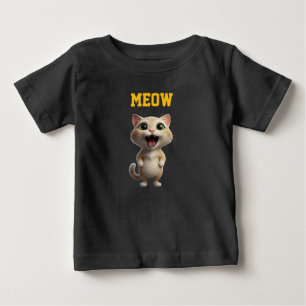 Adorable Meow Kitty Kids’ T-Shirt