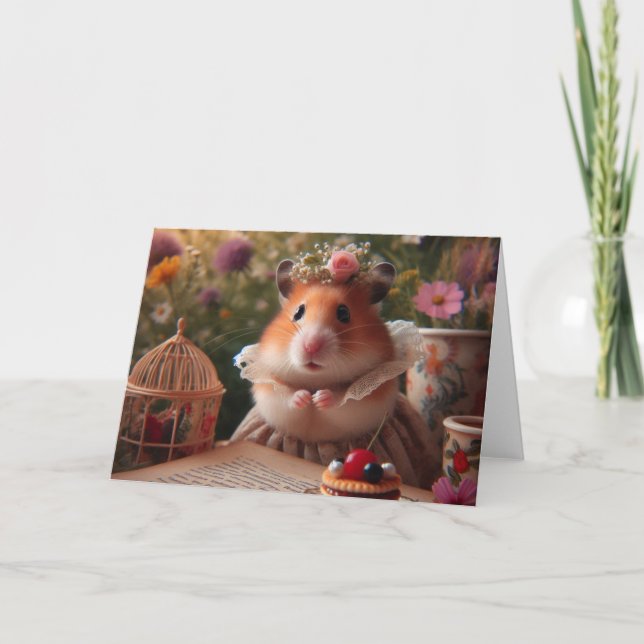 Adorable Midsummer Hamster Actress Card (Front)