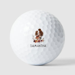 Adorable Mom and Daughter Bond (10) Golf Balls