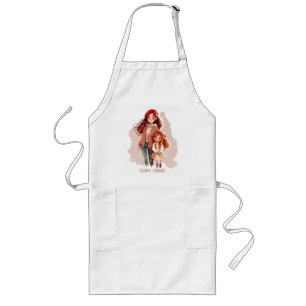 Adorable Mom and Daughter Bond (12) Long Apron