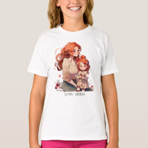 Adorable Mom and Daughter Bond (13) T-Shirt