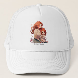Adorable Mom and Daughter Bond (13) Trucker Hat