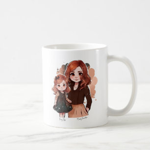 Adorable Mom and Daughter Bond (2) Coffee Mug