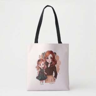 Adorable Mom and Daughter Bond (2) Tote Bag