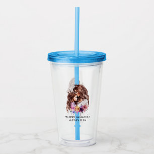 Adorable Mom and Daughter Bond (8) Acrylic Tumbler