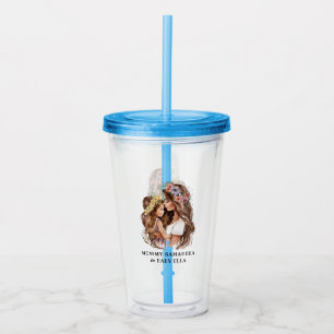 Adorable Mom and Daughter Bond (9) Acrylic Tumbler
