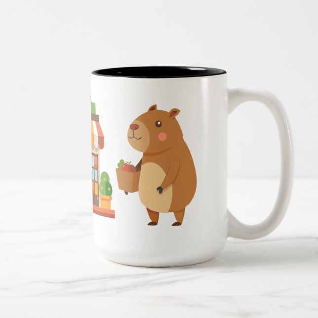Adorable mug de capybara (Droit)
