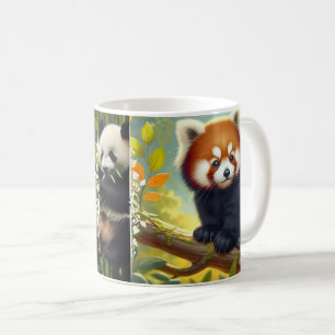 Adorable Mug Panda Rouge - Panda Roux Photo Animal