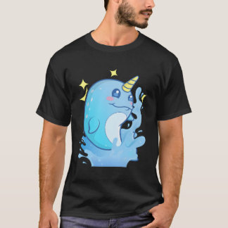 Adorable Narwhal The Unicorn Of The Sea T-Shirt