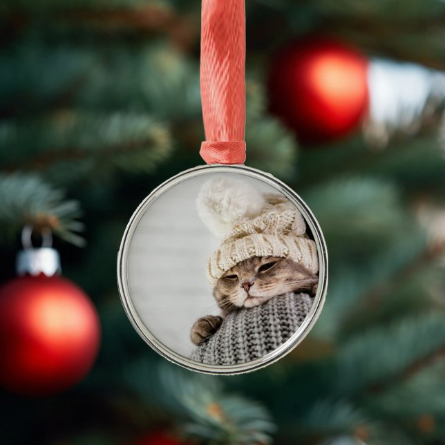 Adorable Noël Kitten Ornement (Créateur téléchargé)