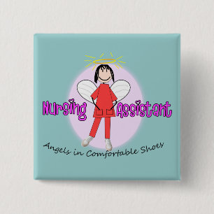 Adorable Nursing Assistant Gifts 2 Inch Square Button