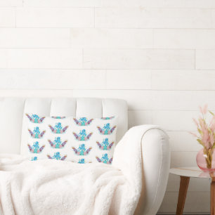 Adorable Ocean Octopus & Colourful Seashells Lumbar Pillow