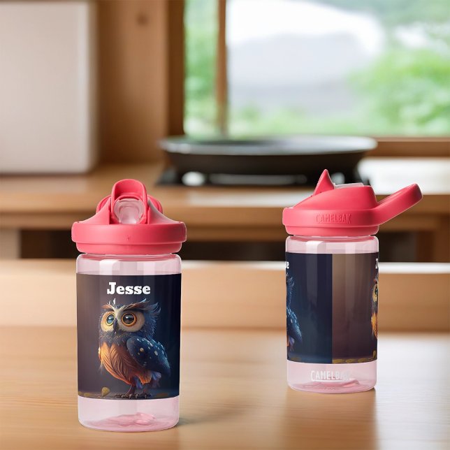 Adorable Owl Water Bottle (Creator Uploaded)