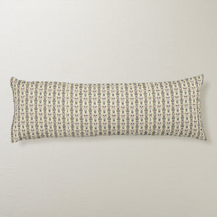 Adorable Owls Pattern on Light Yellow Background Body Pillow