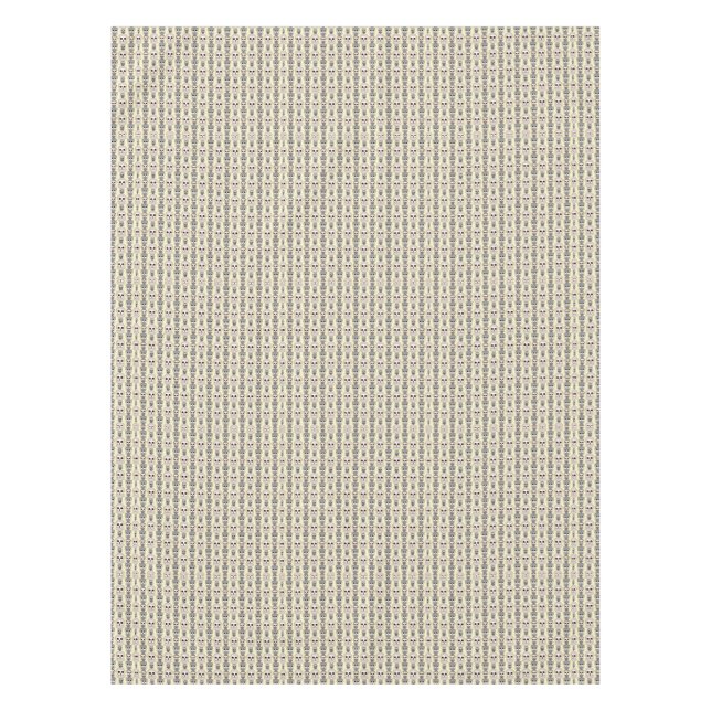 Adorable Owls Pattern on Light Yellow Background Tablecloth (Front)