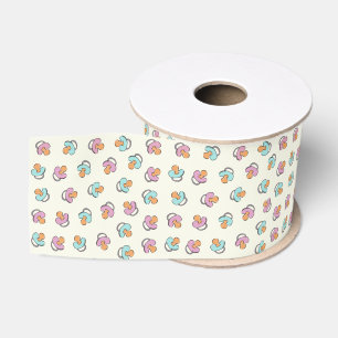 Adorable Pacifier Gender Reveal Baby Shower Grosgrain Ribbon
