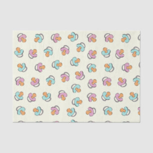 Adorable Pacifier Gender Reveal Baby Shower Tissue Paper