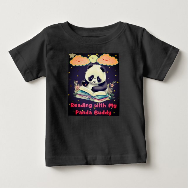 Adorable panda apparel t-shirts (Front)