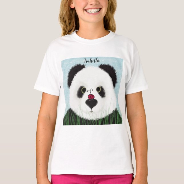 Adorable Panda Bear T-Shirt (Front)