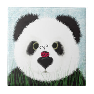 Adorable Panda Bear Tile